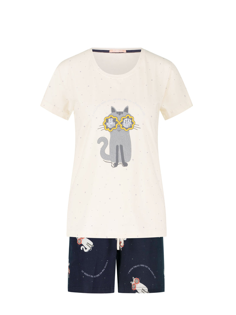 Долнище на пижама "Funny cat"