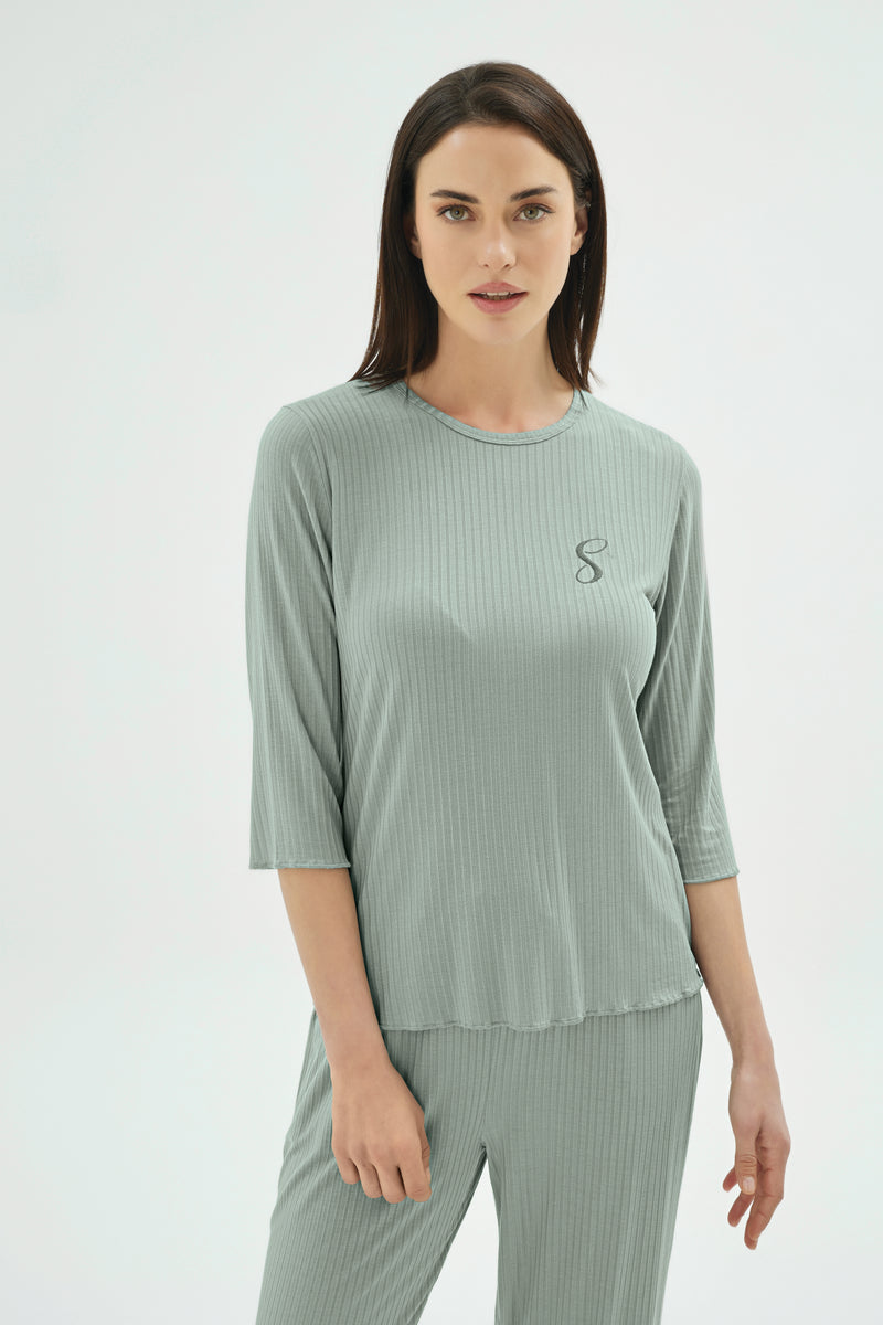 Горнище на пижама "Simply Green"