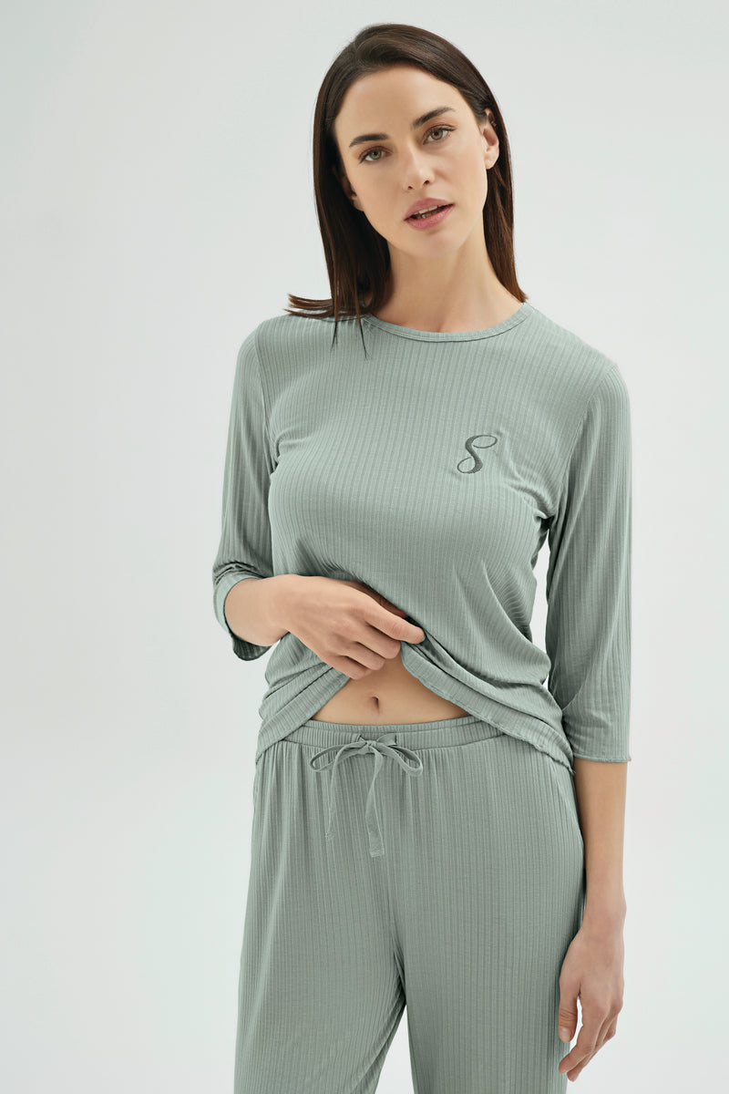 Горнище на пижама "Simply Green"