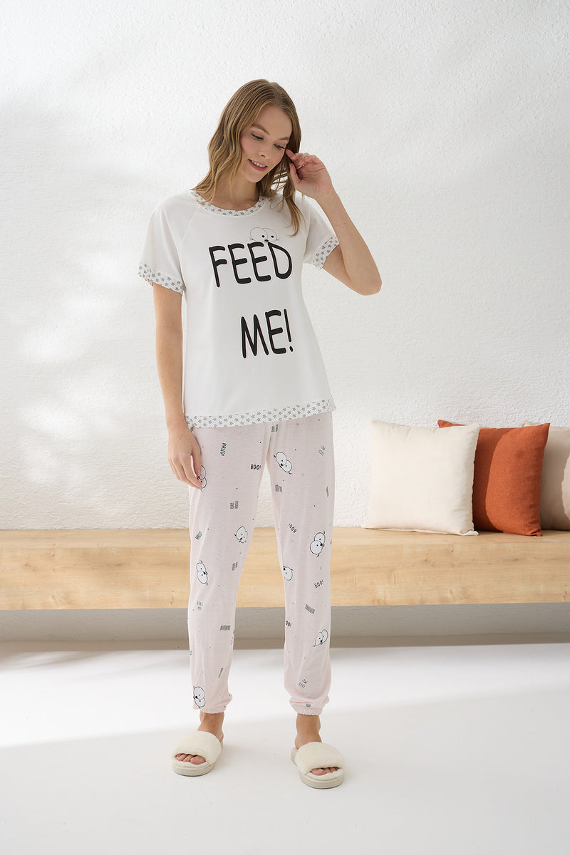 Горнище на пижама "Feed Me"