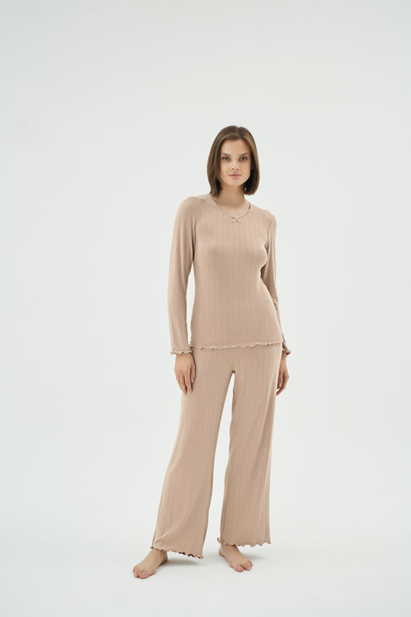 Горнище на пижама "Beige Serenity"