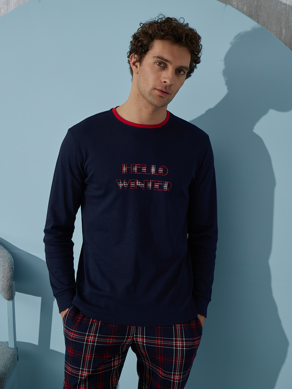 Мъжко горнище на пижама "Simple"