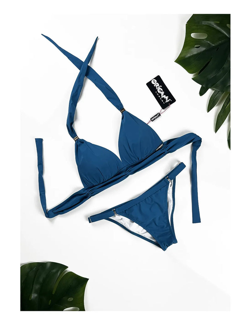 Дамско горнище на бански "Maui Petrol Blue"