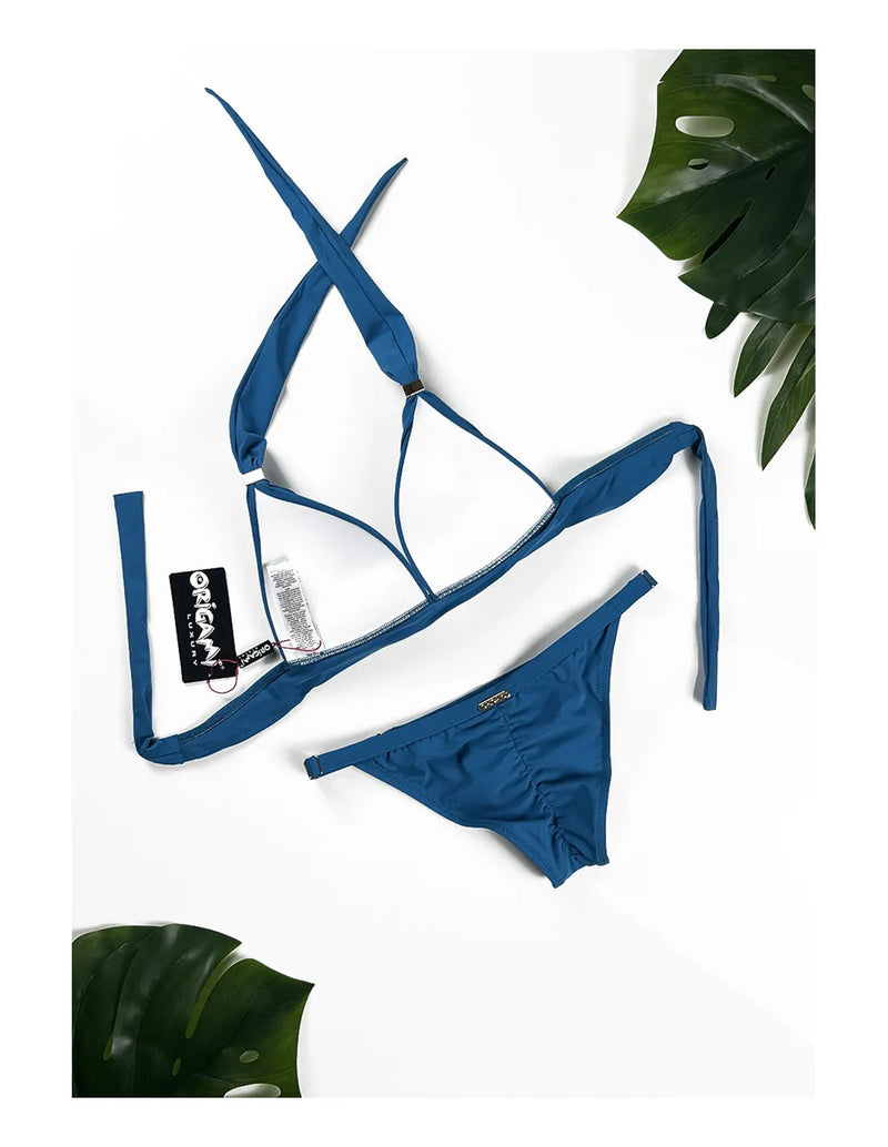 Дамско горнище на бански "Maui Petrol Blue"