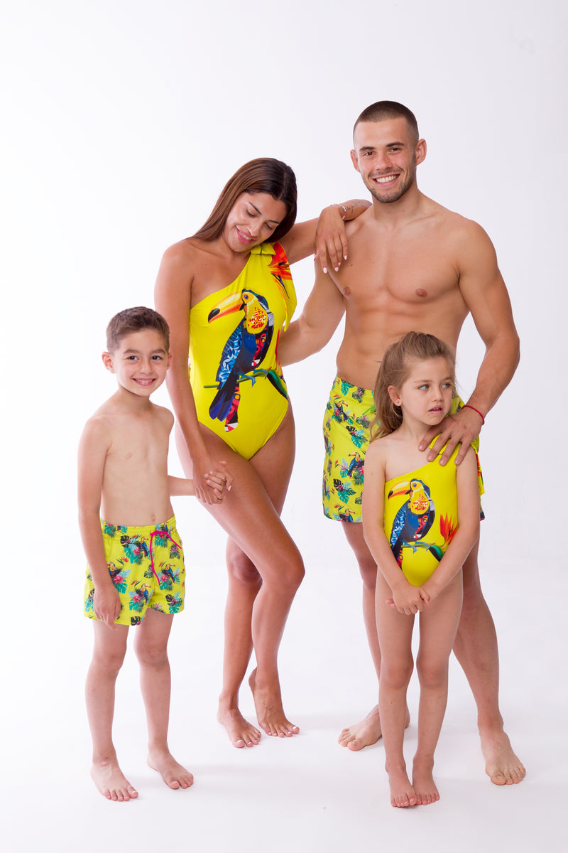 Дамски бански "Toucan Yellow"