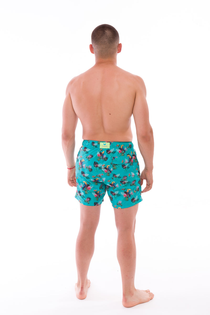 Мъжки бански "Toucan Turquoise"