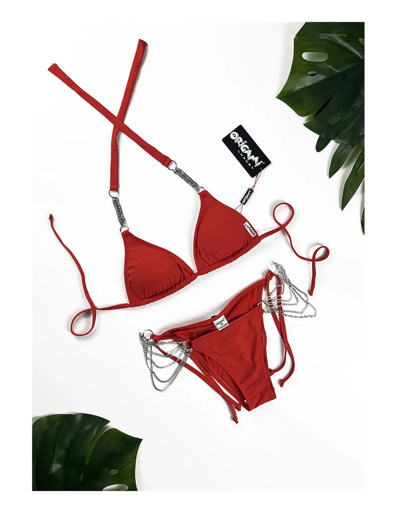 Горнище на бански "Zanzibar Red"