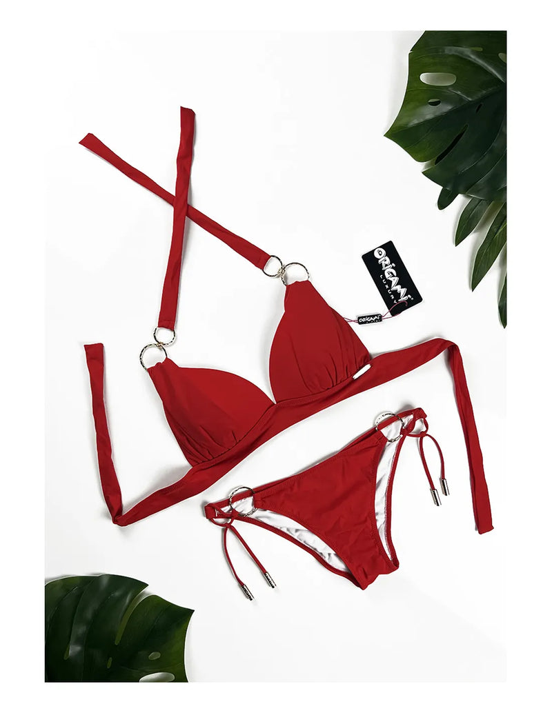 Горнище на бански "Mallorca Red"