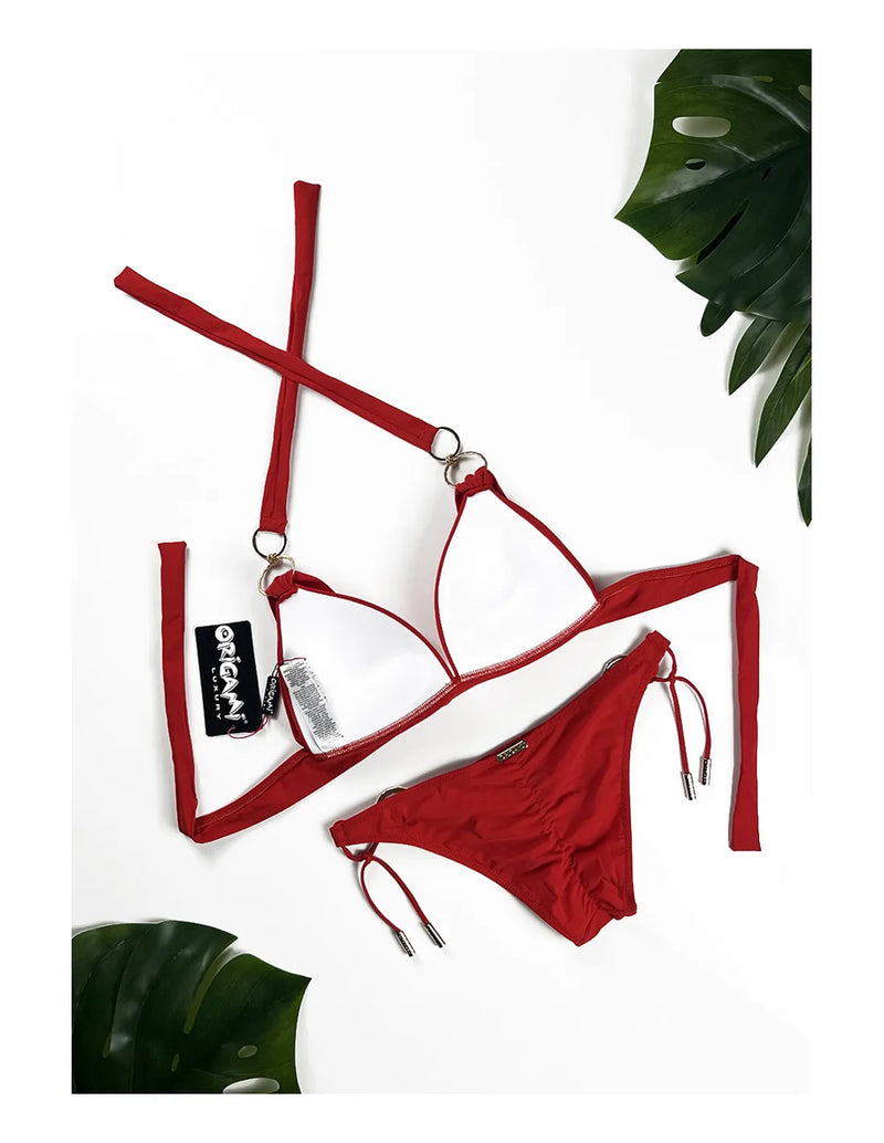 Горнище на бански "Mallorca Red"