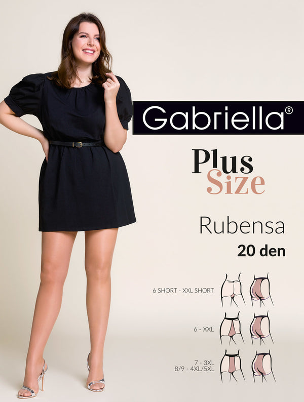 Фин чорапогащник Rubensa - Plus size 161 - Zaza.bg