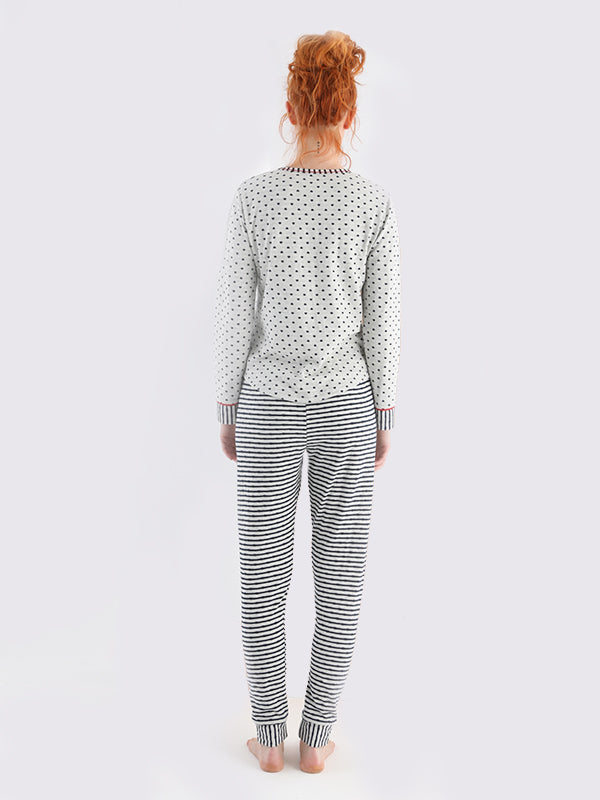 Комплект дамска пижама "Love life"