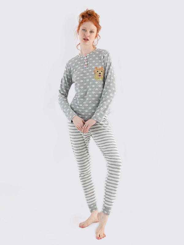 Долнище на пижама "Love my dog"