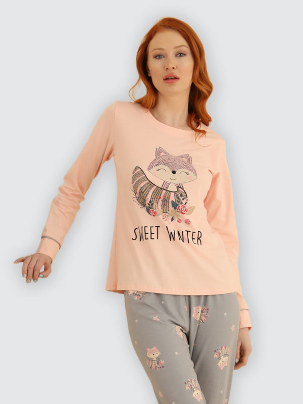 Горнище на пижама  "Sweet winter"