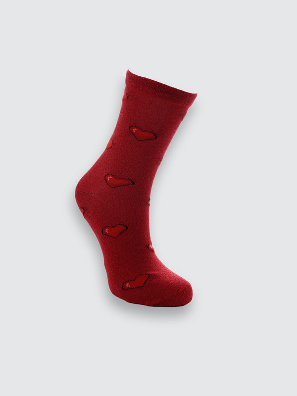 Дамски къси чорапи "Red Lipstick"