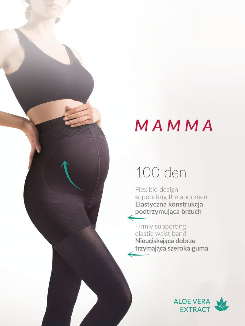 Чорапогащник за бременни Mamma 100 den