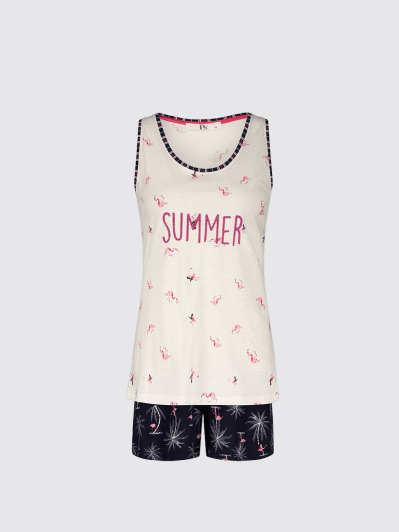 Долнище на пижама "Flamingo style"