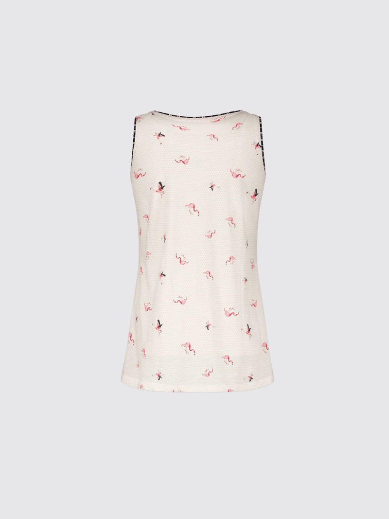 Горнище на пижама "Flamingo style"