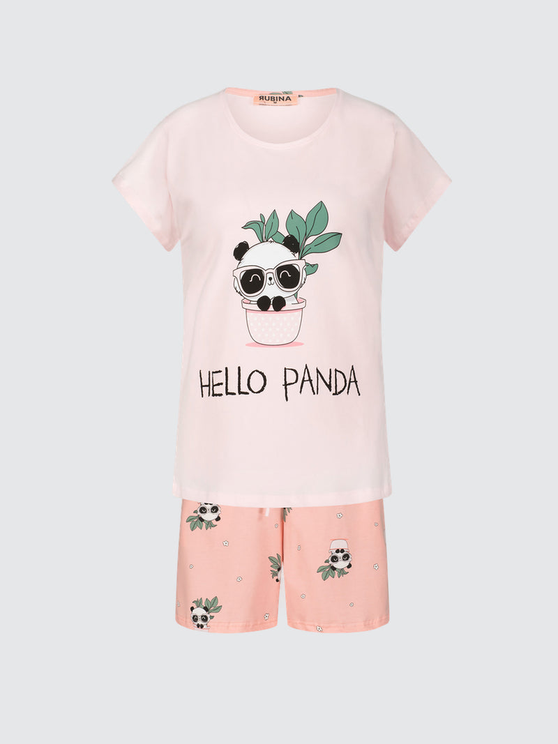 Долнище на пижама "Hello Panda"