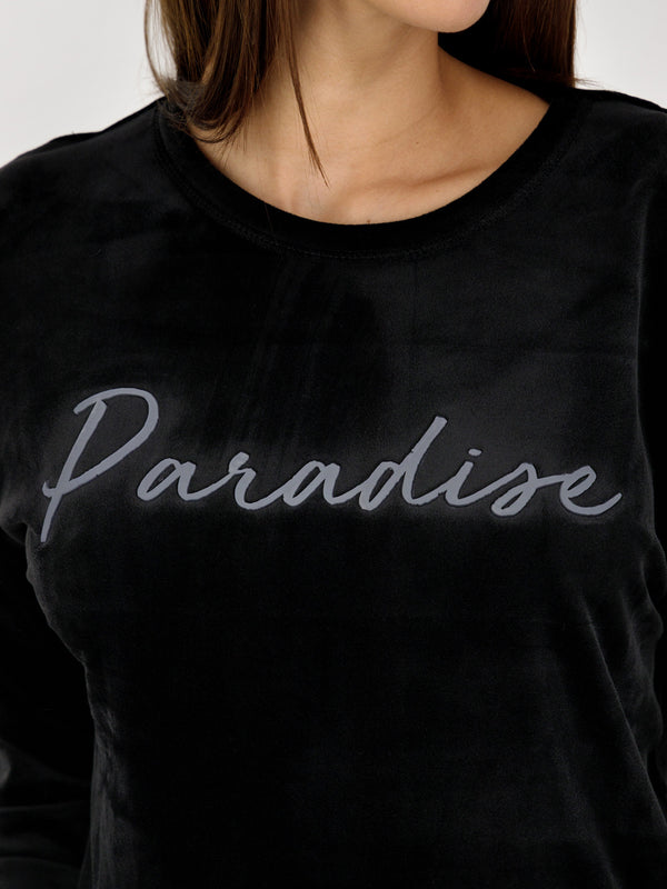 Горнище на пижама "Paradise is here"