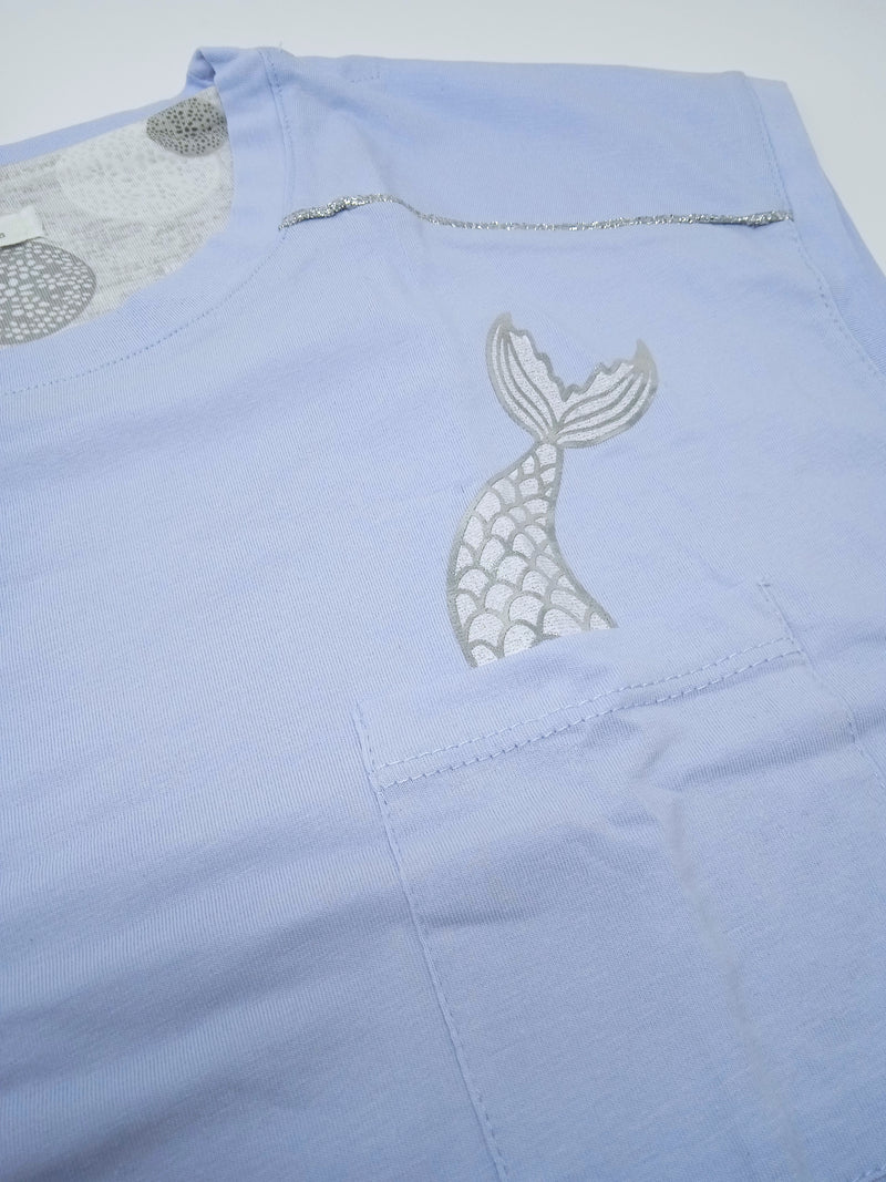 Горнище на пижама - русалка