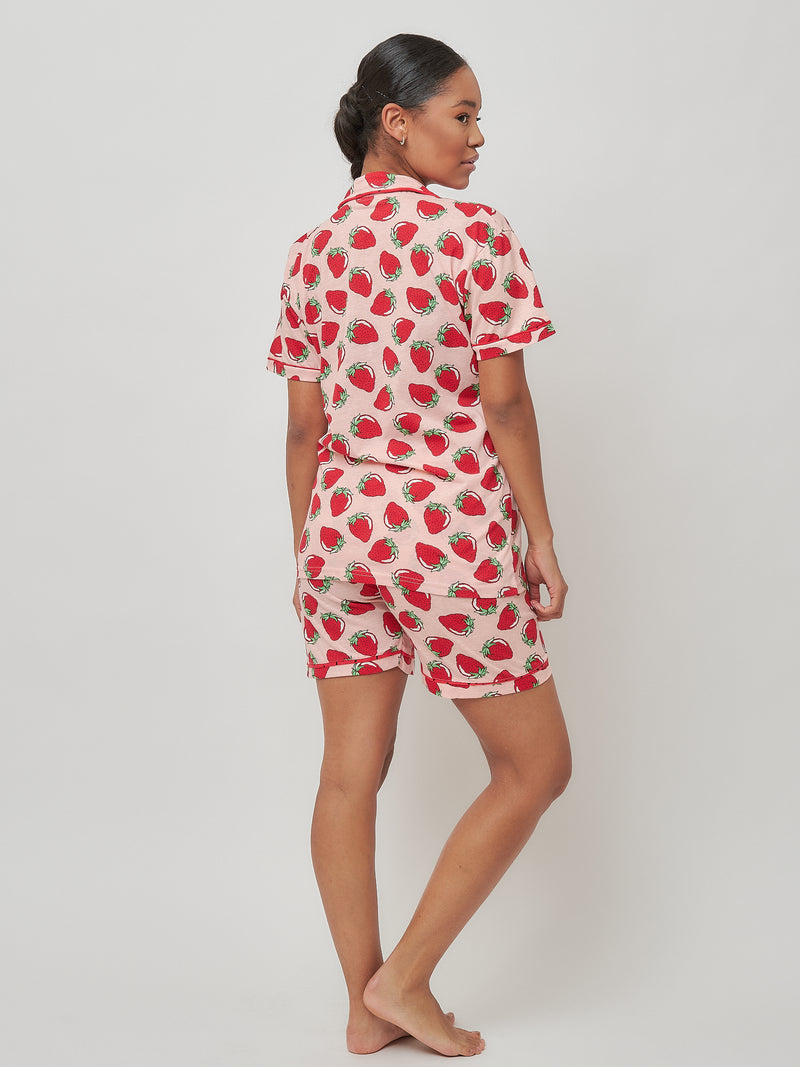 Долнище на пижама - ягоди