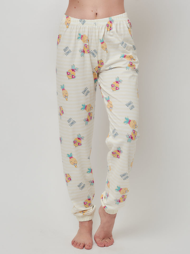 Горнище на пижама - ананас