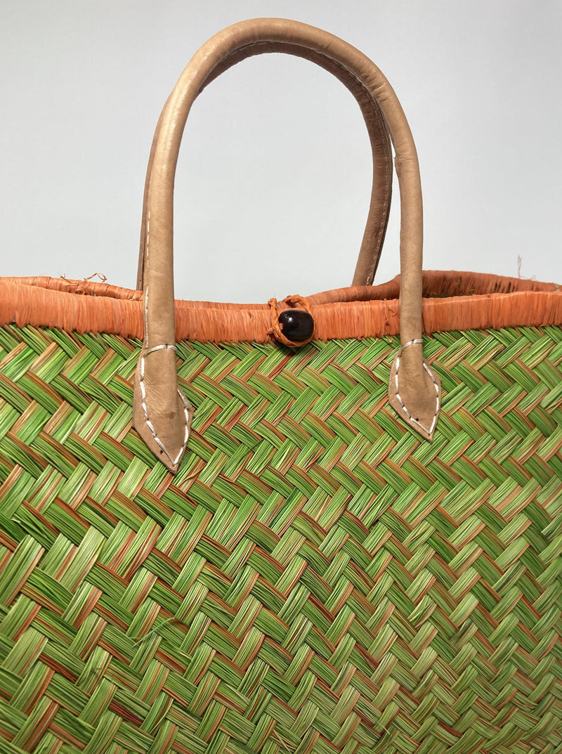 Плажна чанта "ORANGE/GREEN"