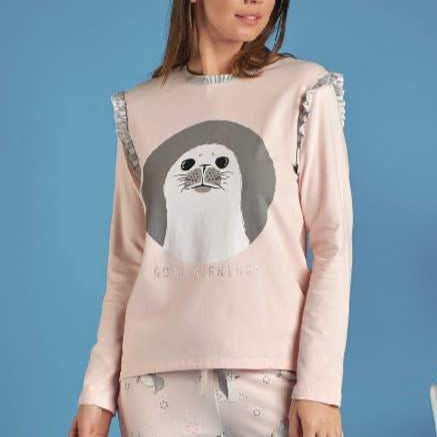 Горнище на пижама - тюлен