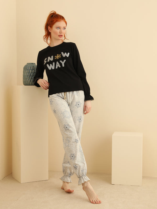 Дамски комплект пижама "Snow way"