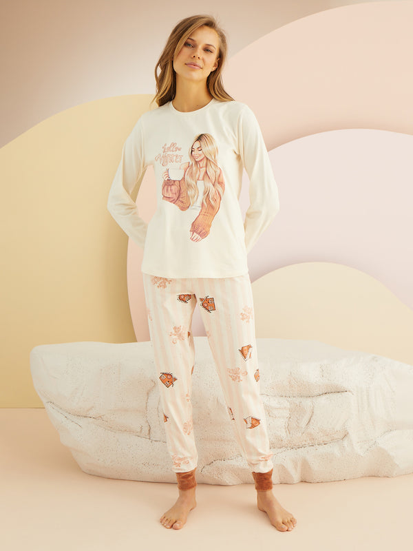 Комплект дамска пижама  "Lovely Winter"