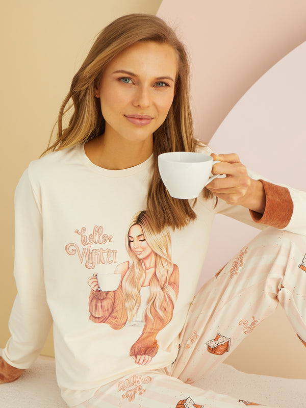 Комплект дамска пижама  "Lovely Winter"
