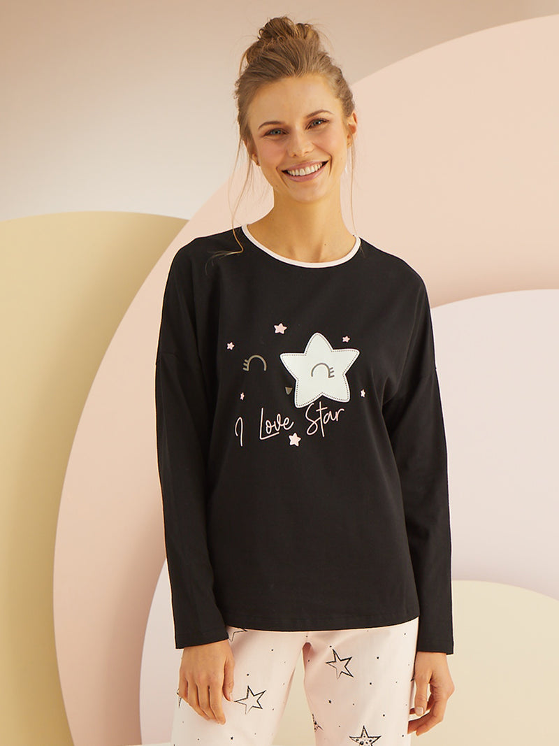 Горнище на пижама "I love Star"
