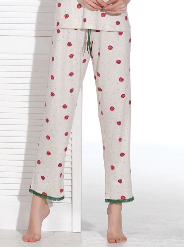 Долнище на пижама "Strawberry love"