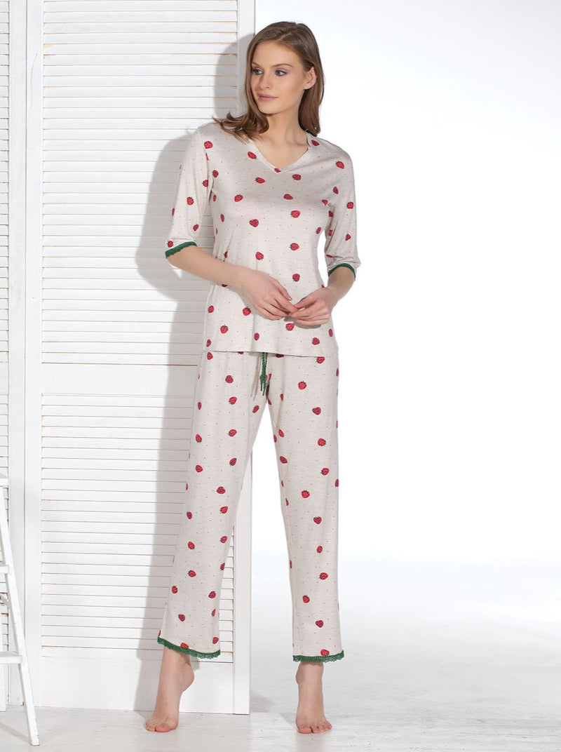 Долнище на пижама "Strawberry love"