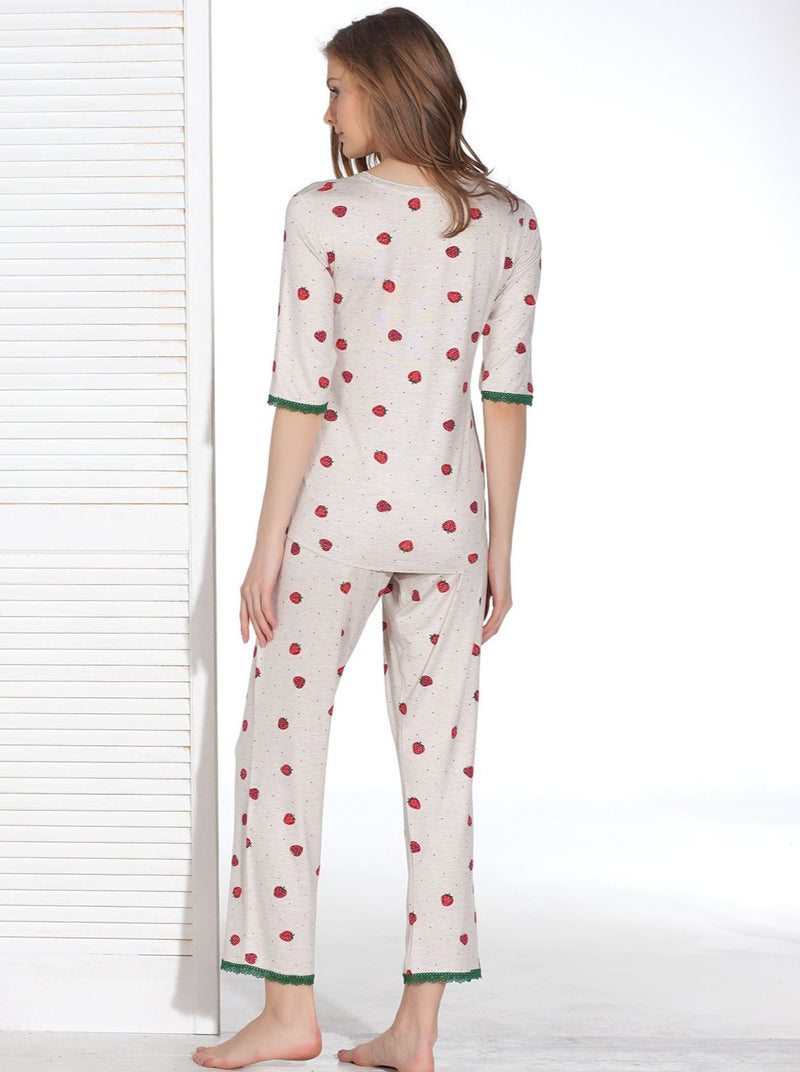 Горнище на пижама "Strawberry love"