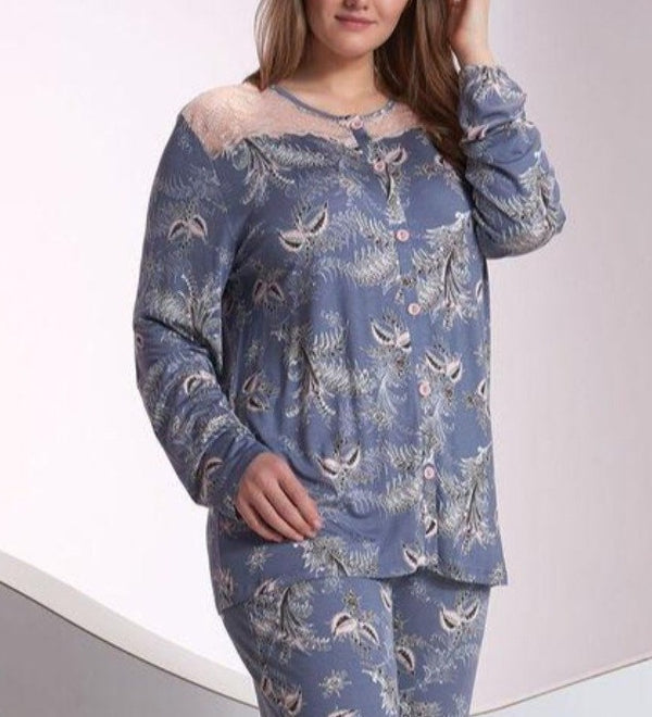 Горнище на пижама Plus size